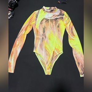 Fashion Nova Mesh Bodysuit